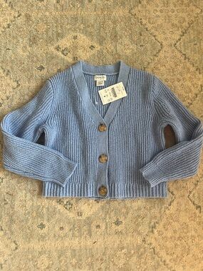 Crew cuts cropped cardigan